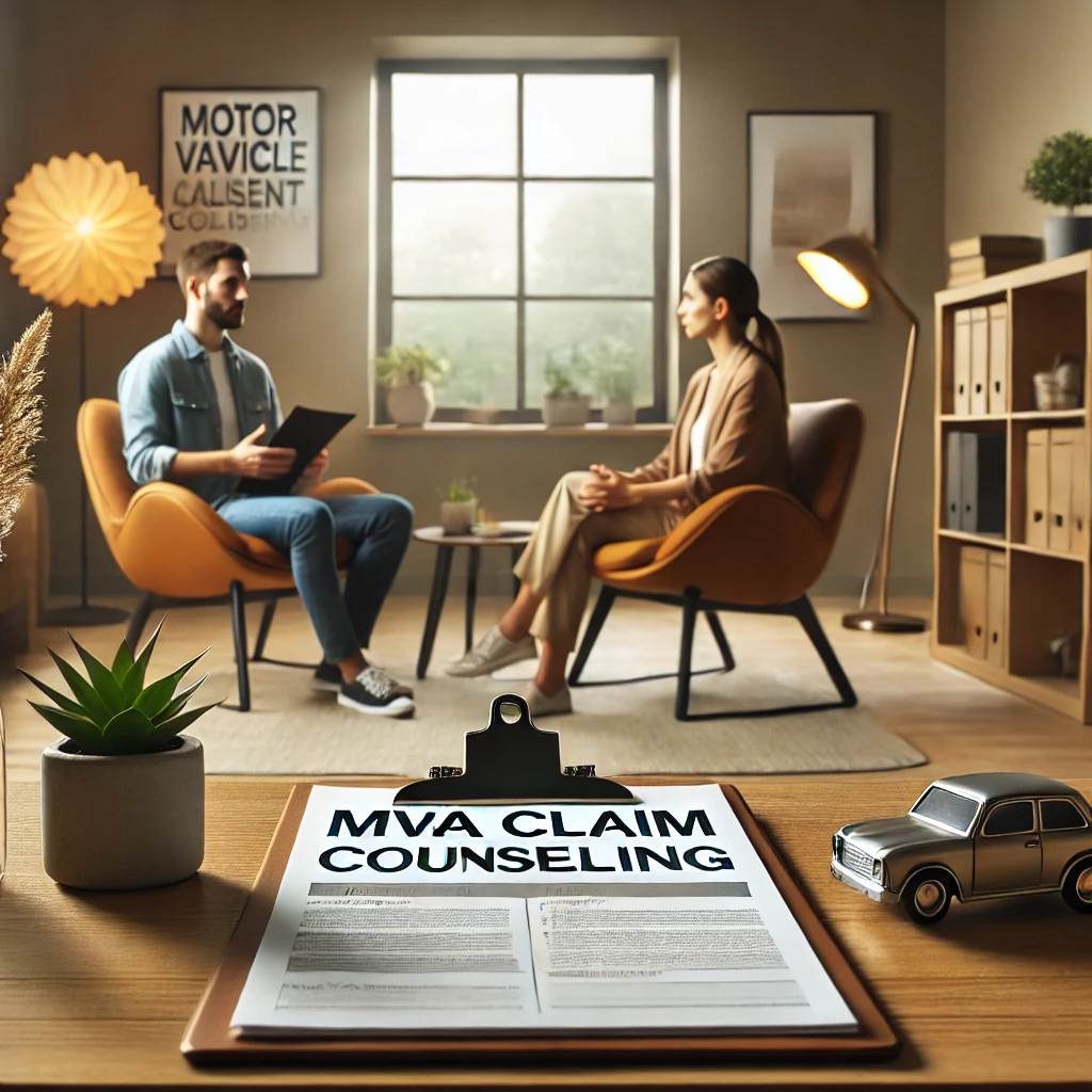 Individual Counselling for Motor Vehicle Accident Claim